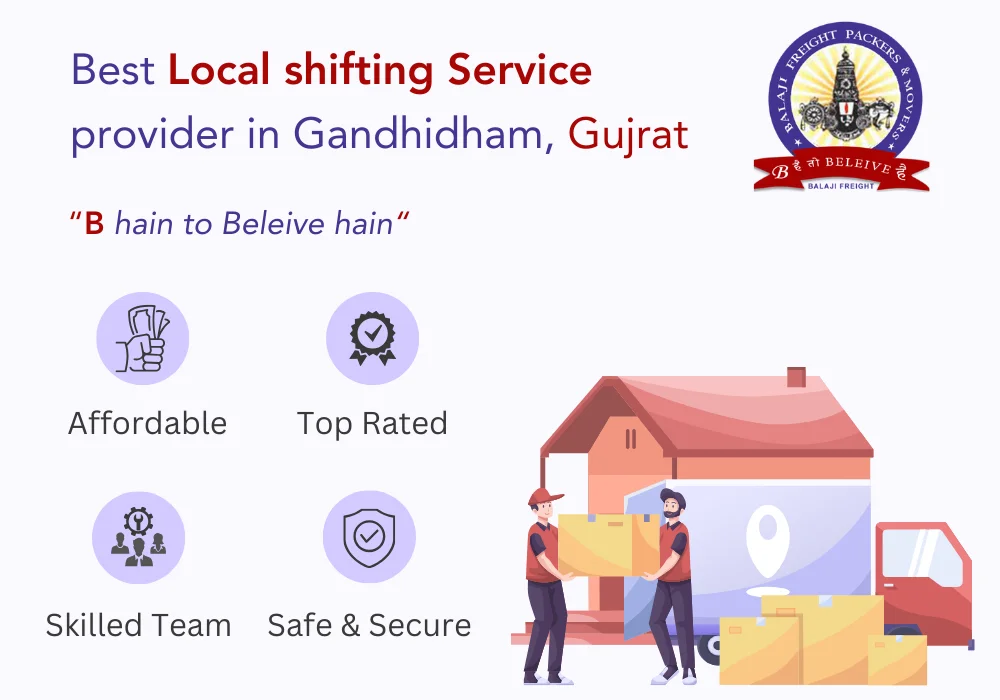Local shifting services in Gandhidham